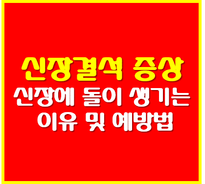 신장결석 증상 썸네일