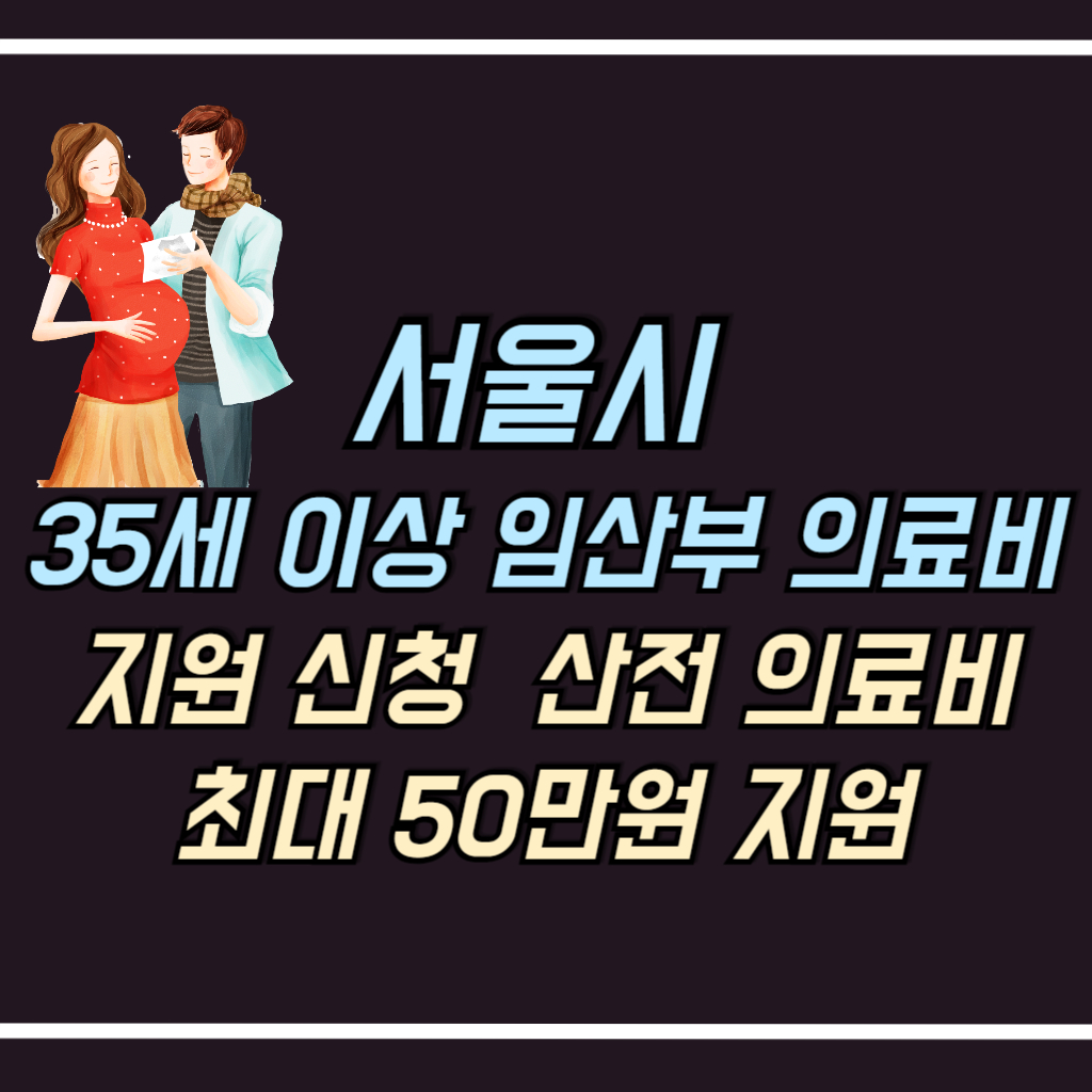 서울시 35세 이상 임산부 의료비 지원 썸네일 사진